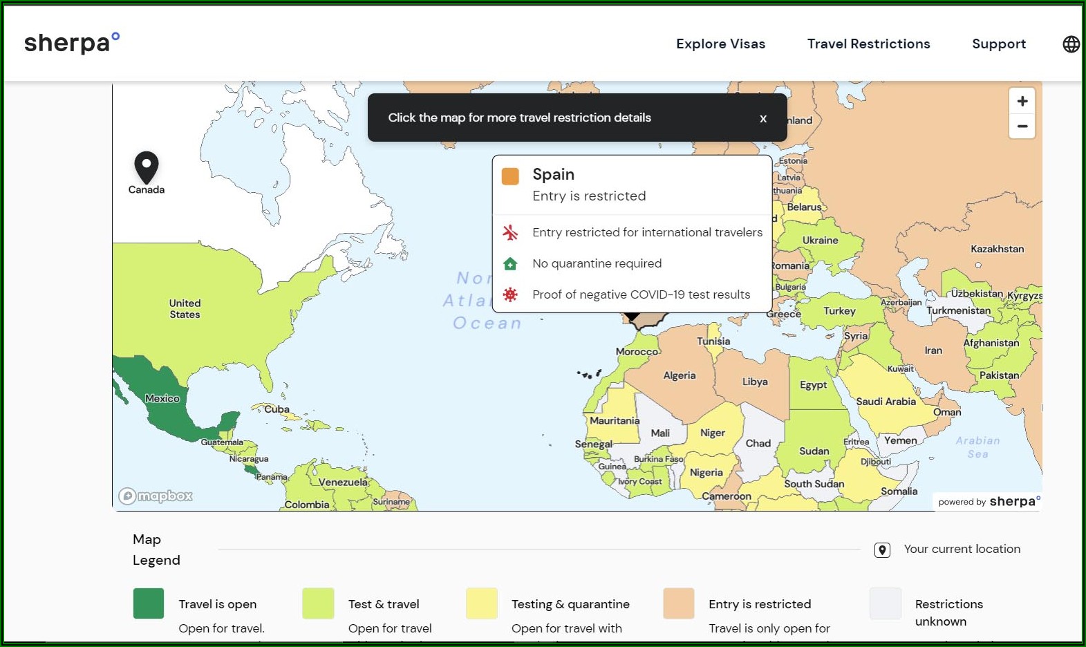 Interactive World Travel Map