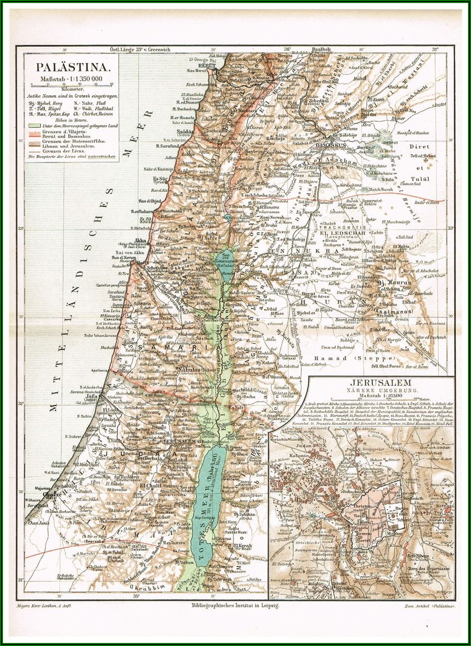 Map Of Israel Palestine Wall