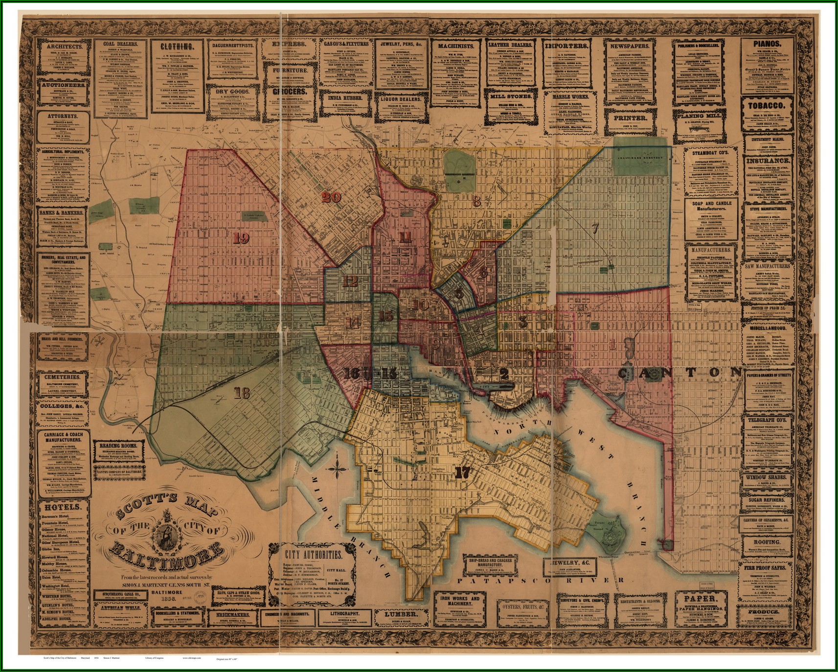 Old Baltimore Maps