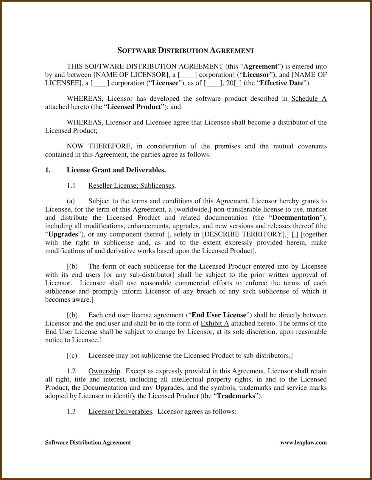 Printable Commercial Lease Agreement Template Free