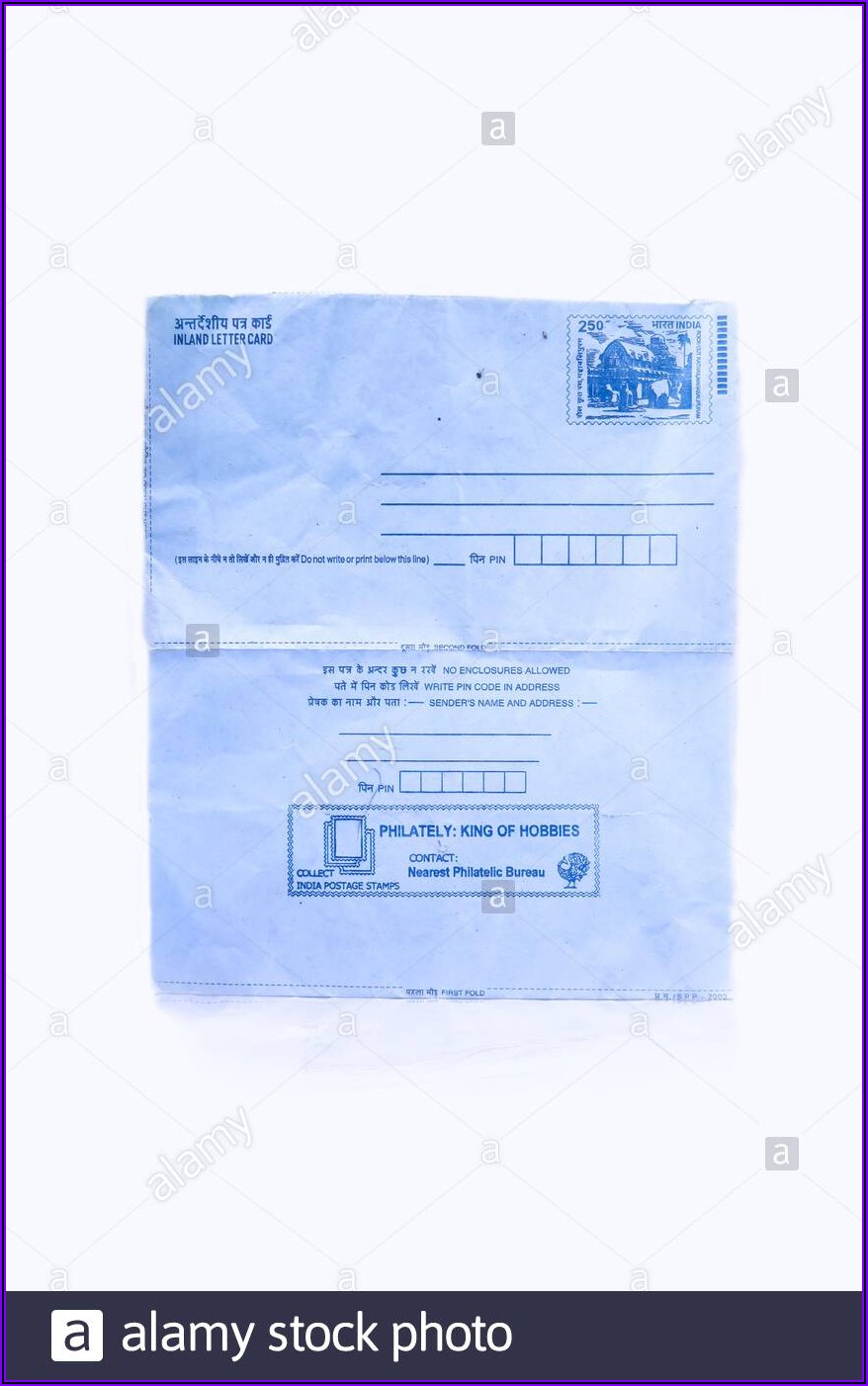 Self Addressed Stamped Envelope India