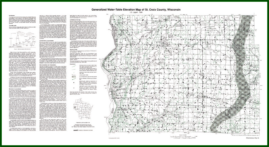 St Croix County Wi Road Map