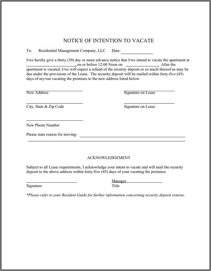 Template For Tenant Eviction Letter