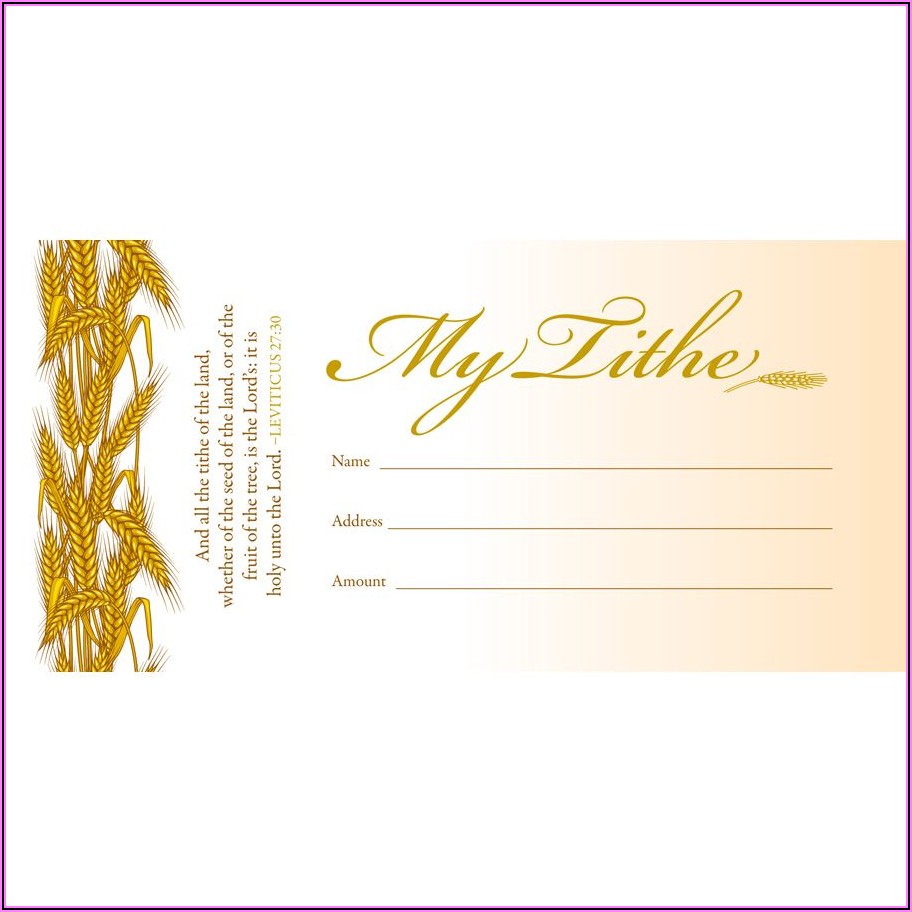 Tithe And Offering Envelopes 100