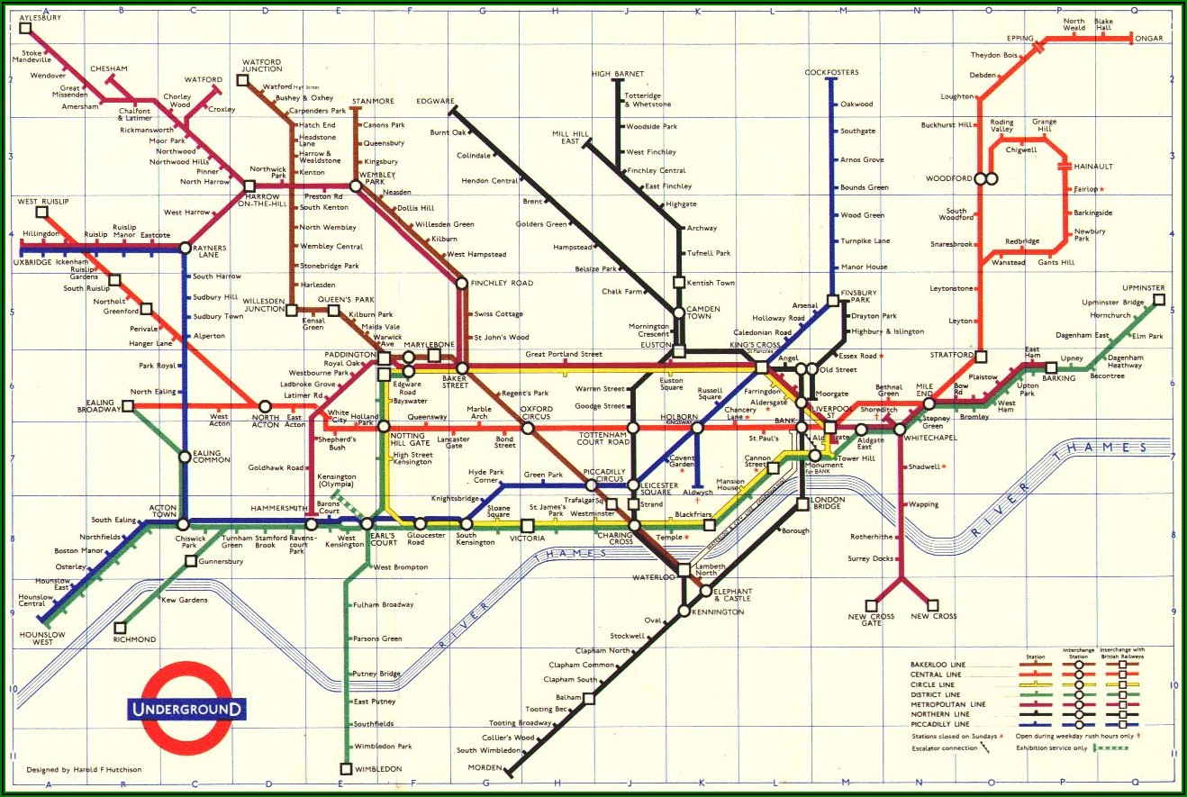 Tube Maps Of London