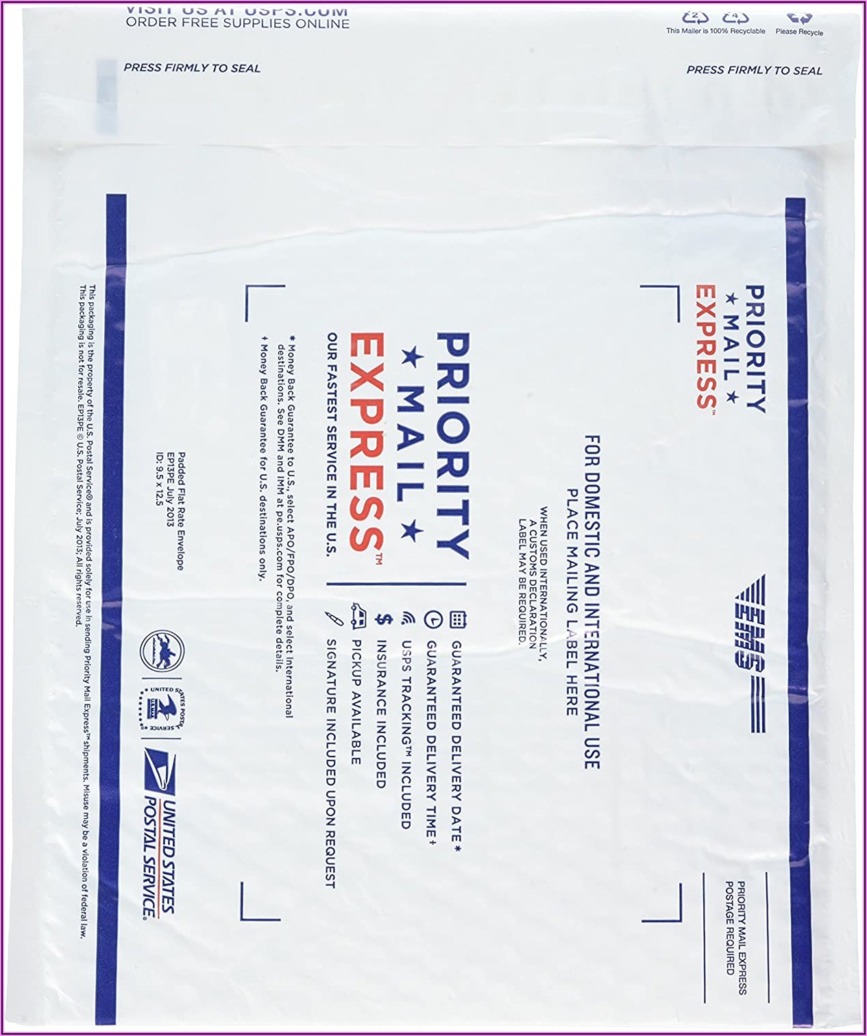 Usps Priority Mail Express Flat Rate Envelope Delivery Time