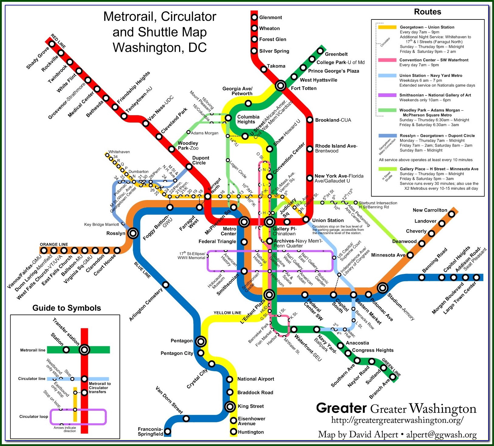 Washington Dc Metro Map Printable