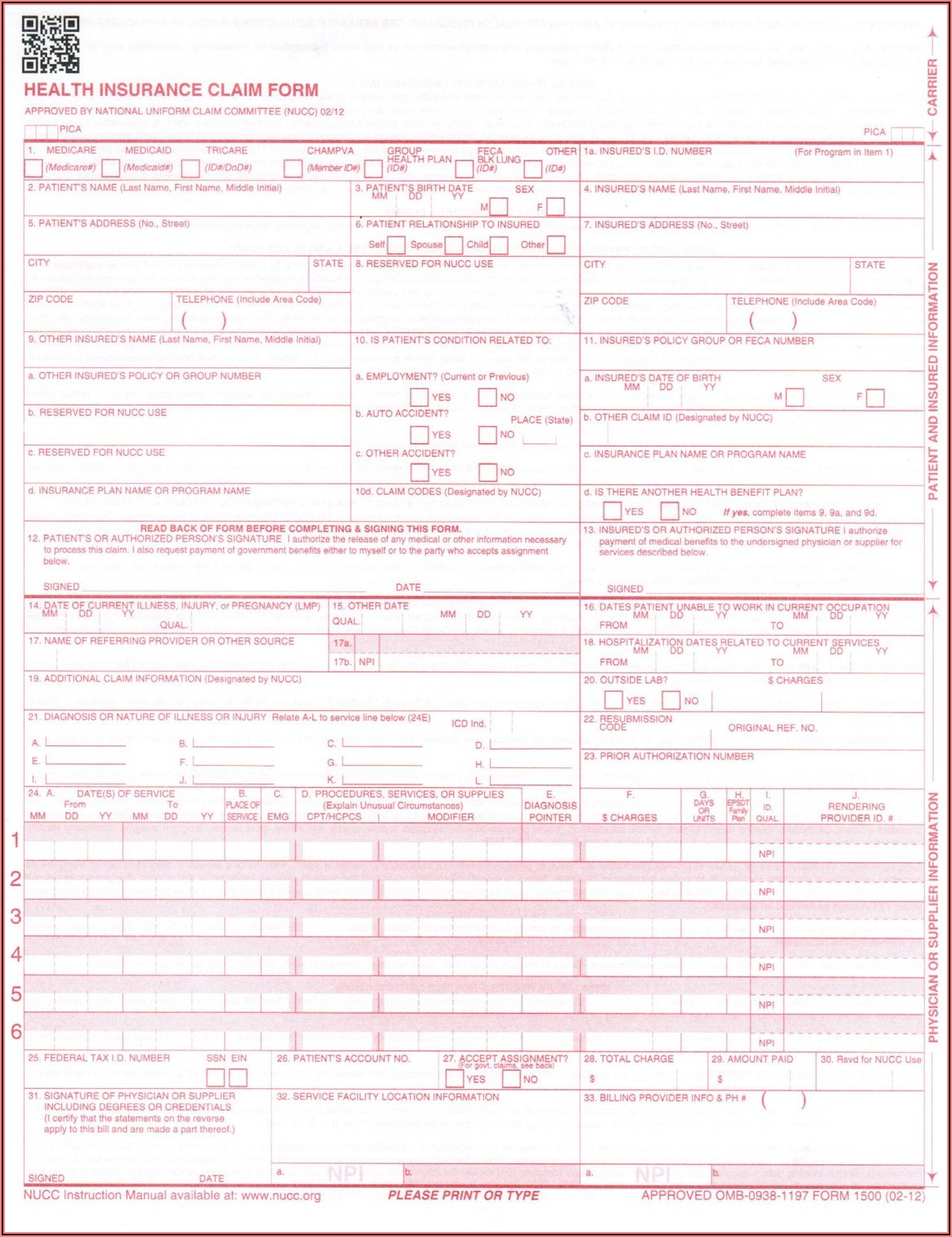 Where Can I Buy Hcfa 1500 Forms