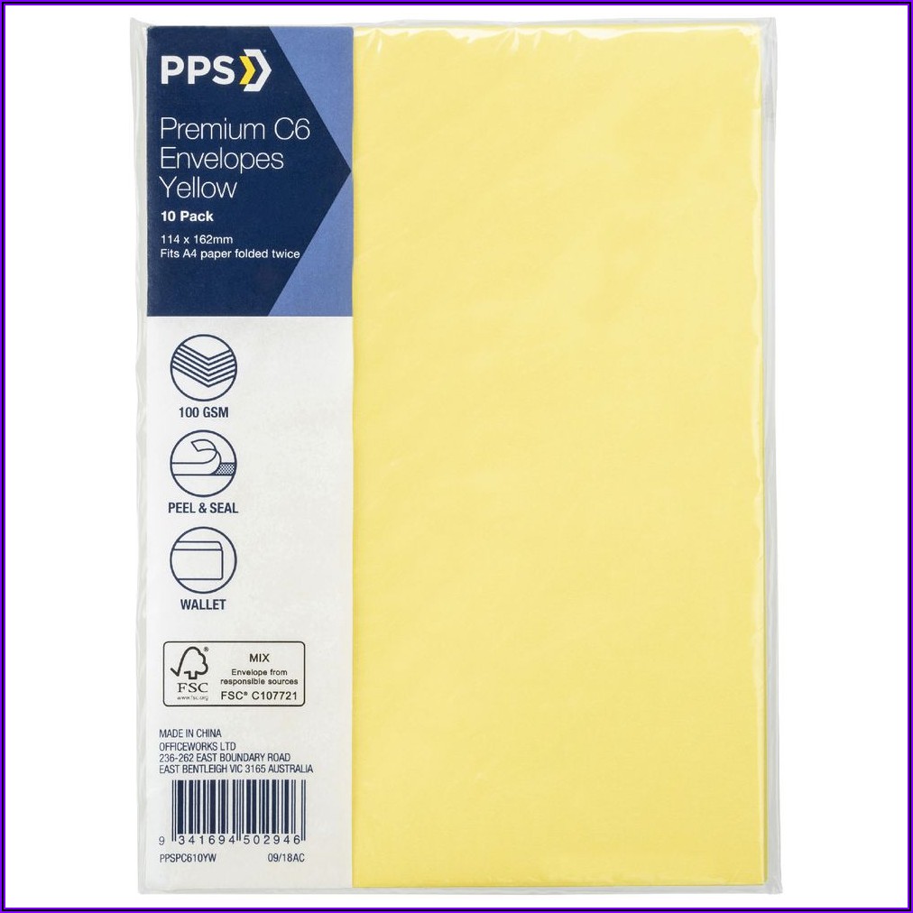 Where To Buy Yellow Envelopes