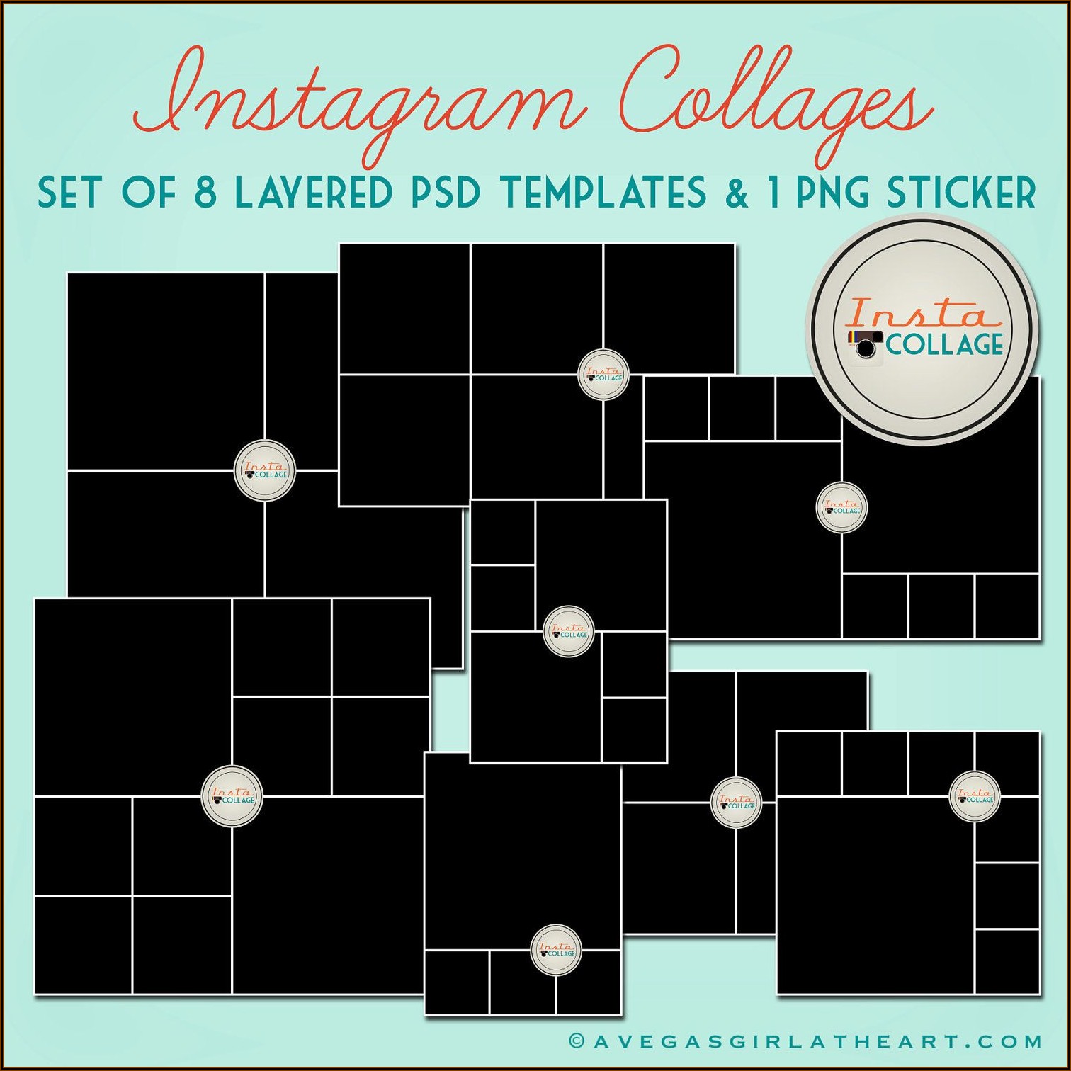 4x6 Collage Template