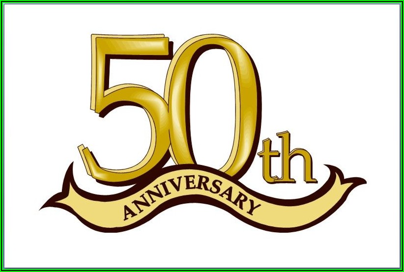 50th Anniversary Logo Templates Free