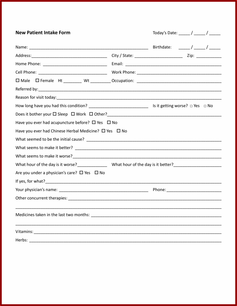 Acupuncture Consent Form Ccpa