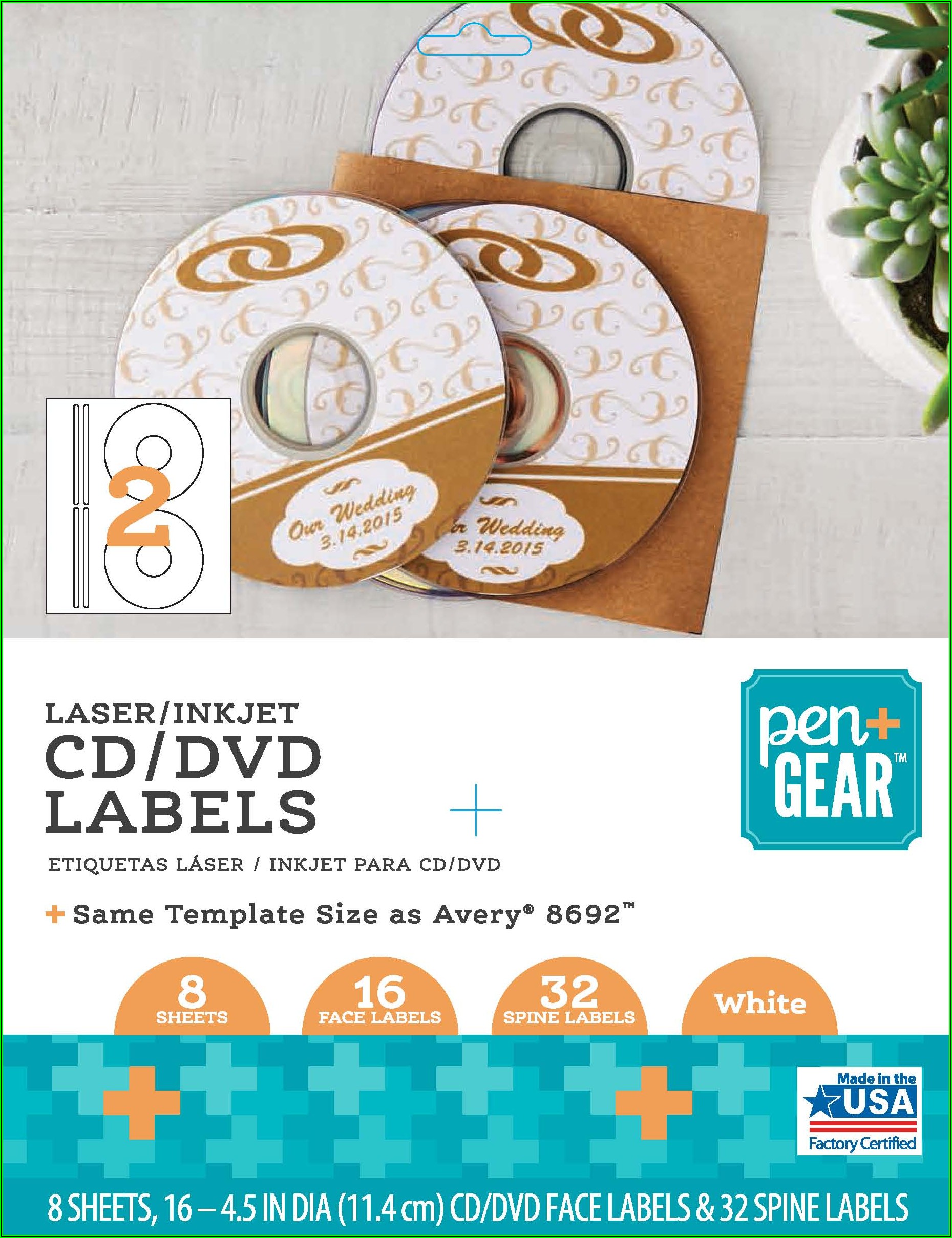 Avery Cd Label Template 8692