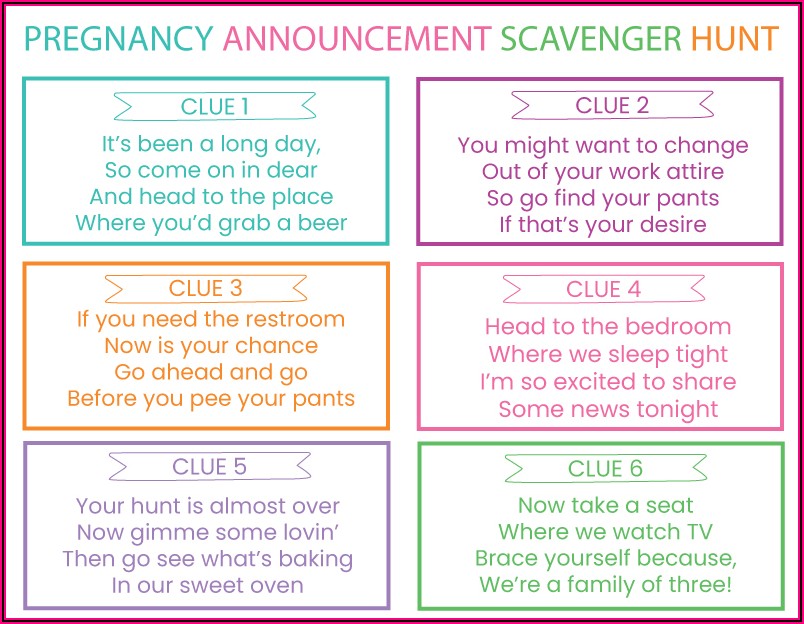 Baby Announcement Riddles For Grandparents