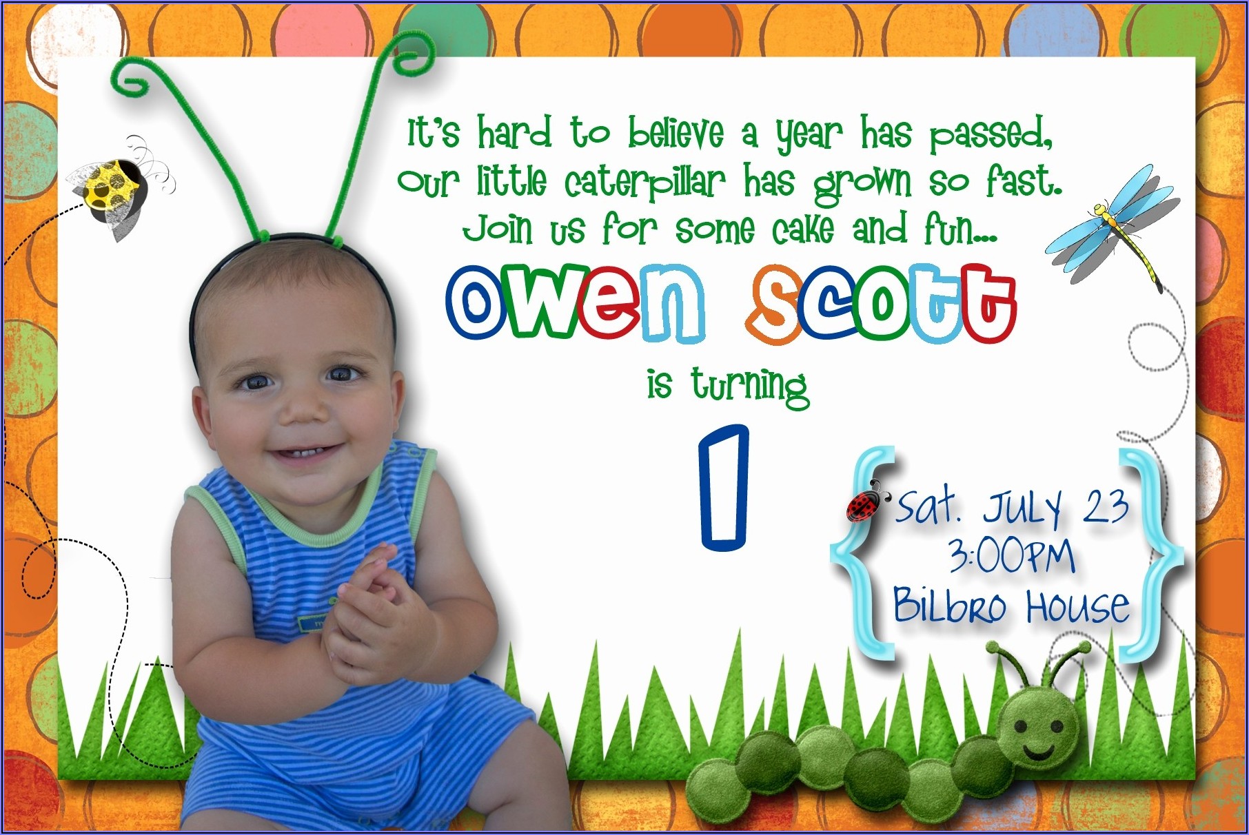 Baby First Birthday Invitation Quotes