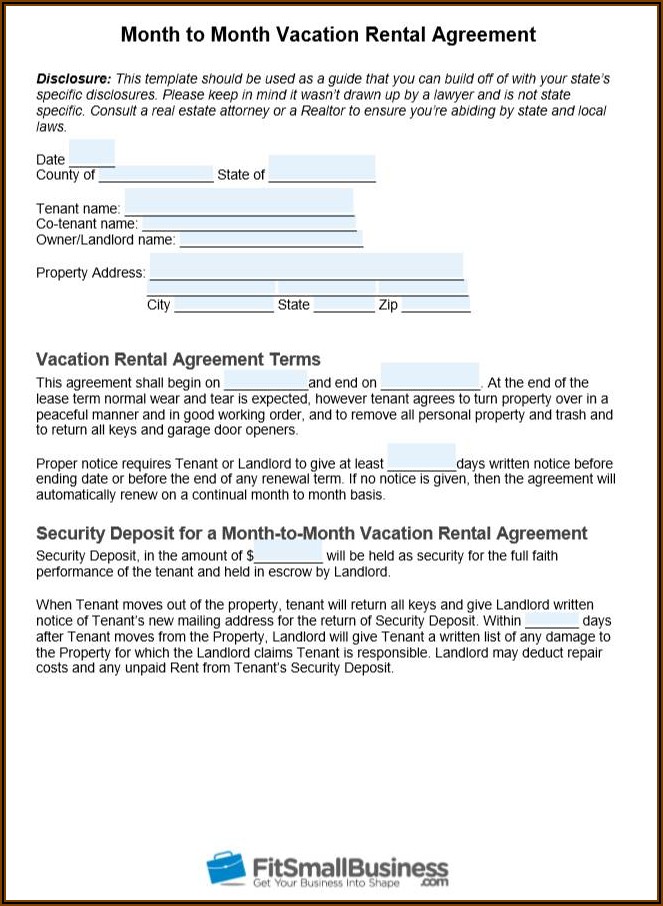 Car Rental Agreement Contract Template