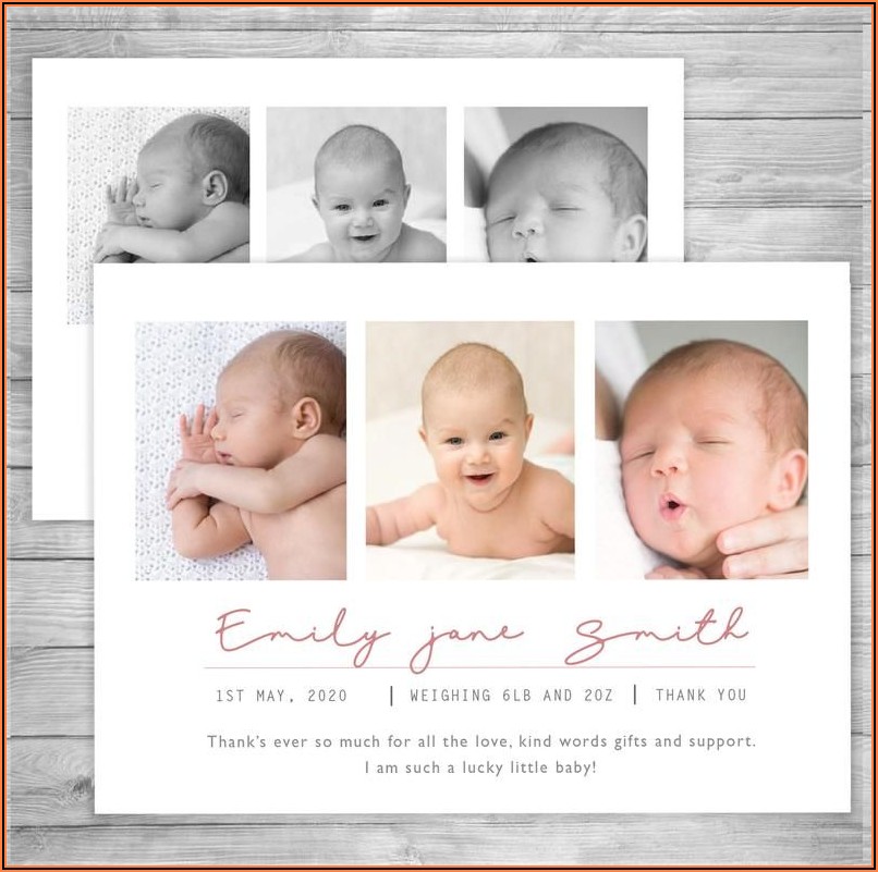 Etsy Birth Announcement Cards