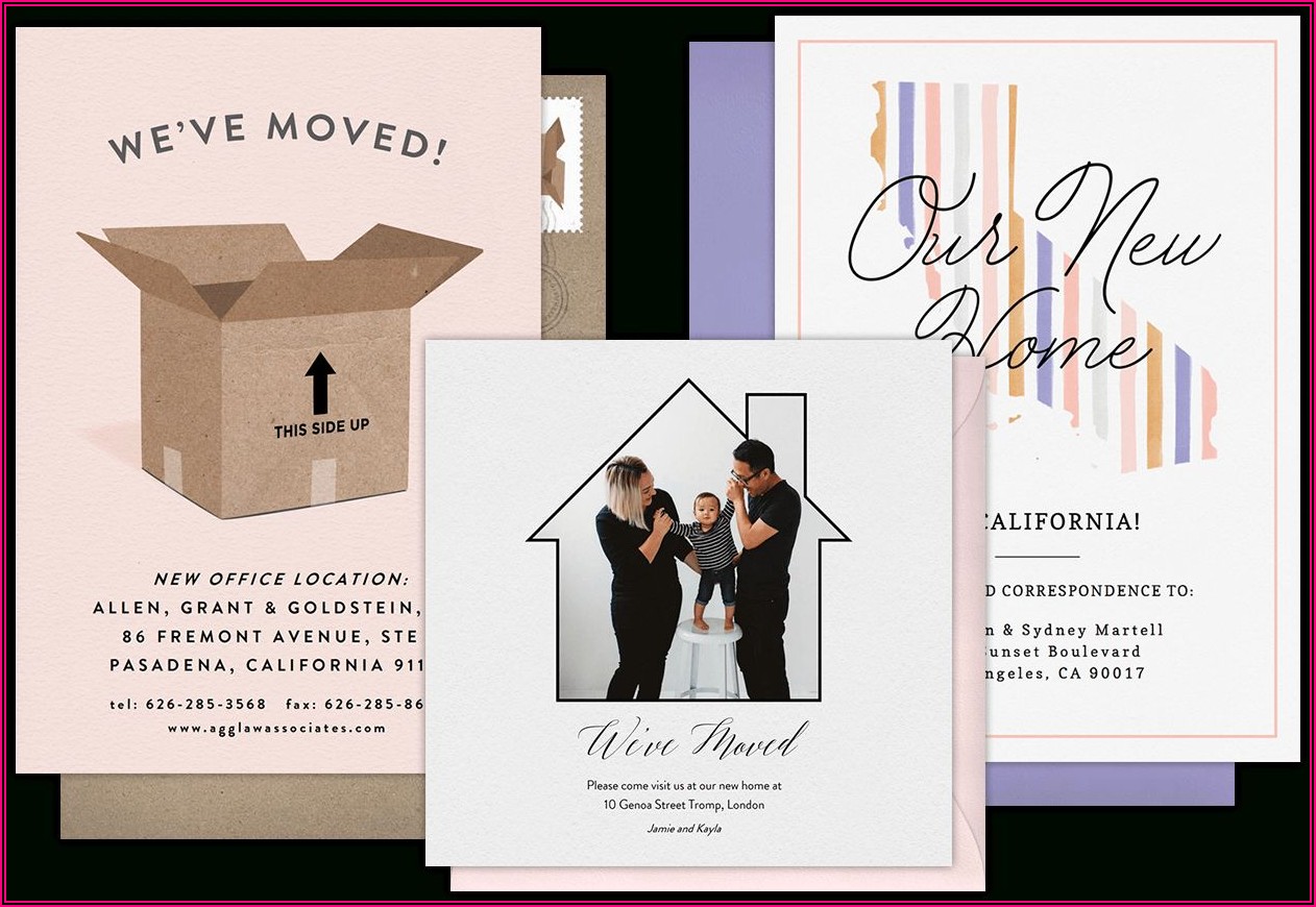 Free Business Moving Announcement Microsoft Word Templates