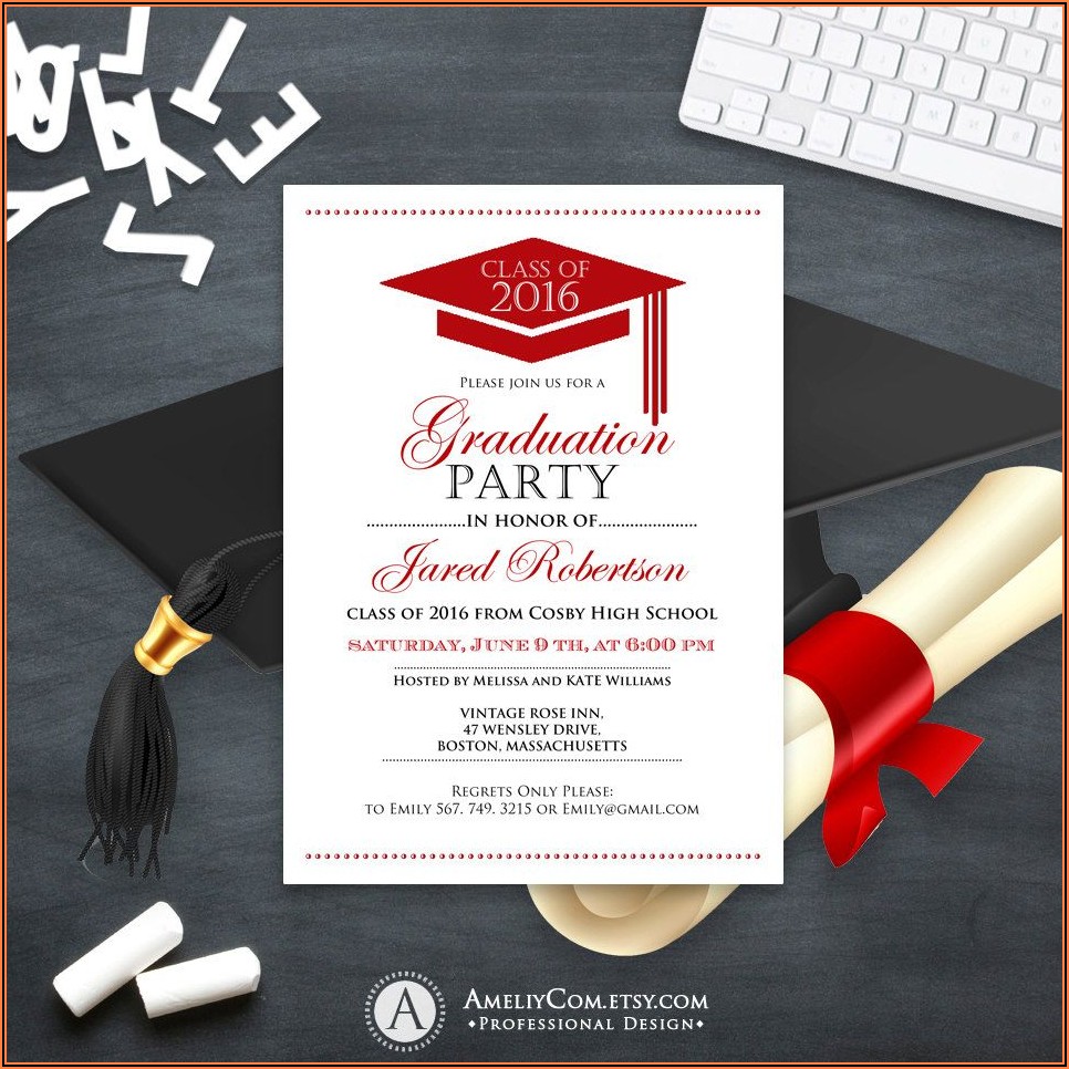 Free Printable Graduation Announcements 2020