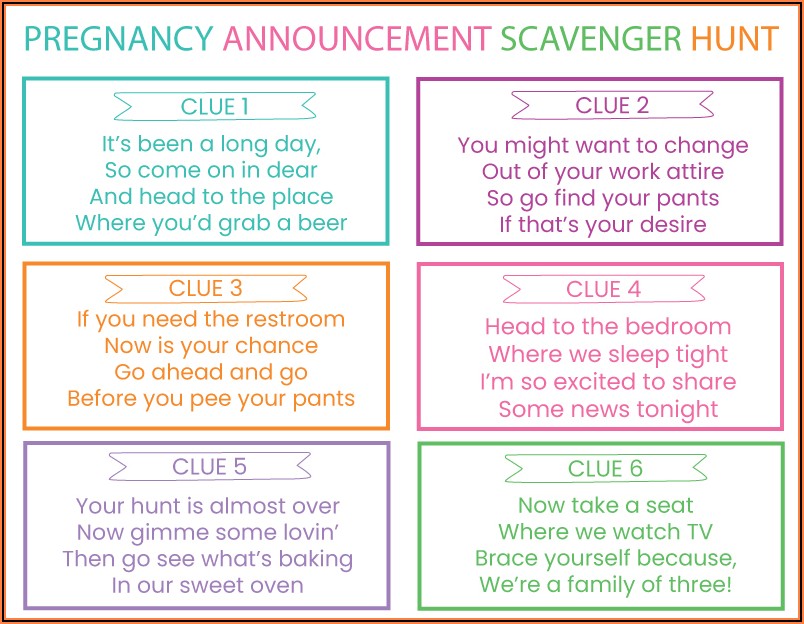 Funny Pregnancy Announcement Riddles