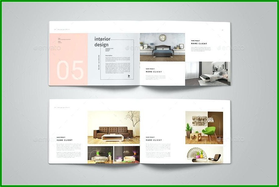 Interior Design Portfolio Layout Templates Free Download