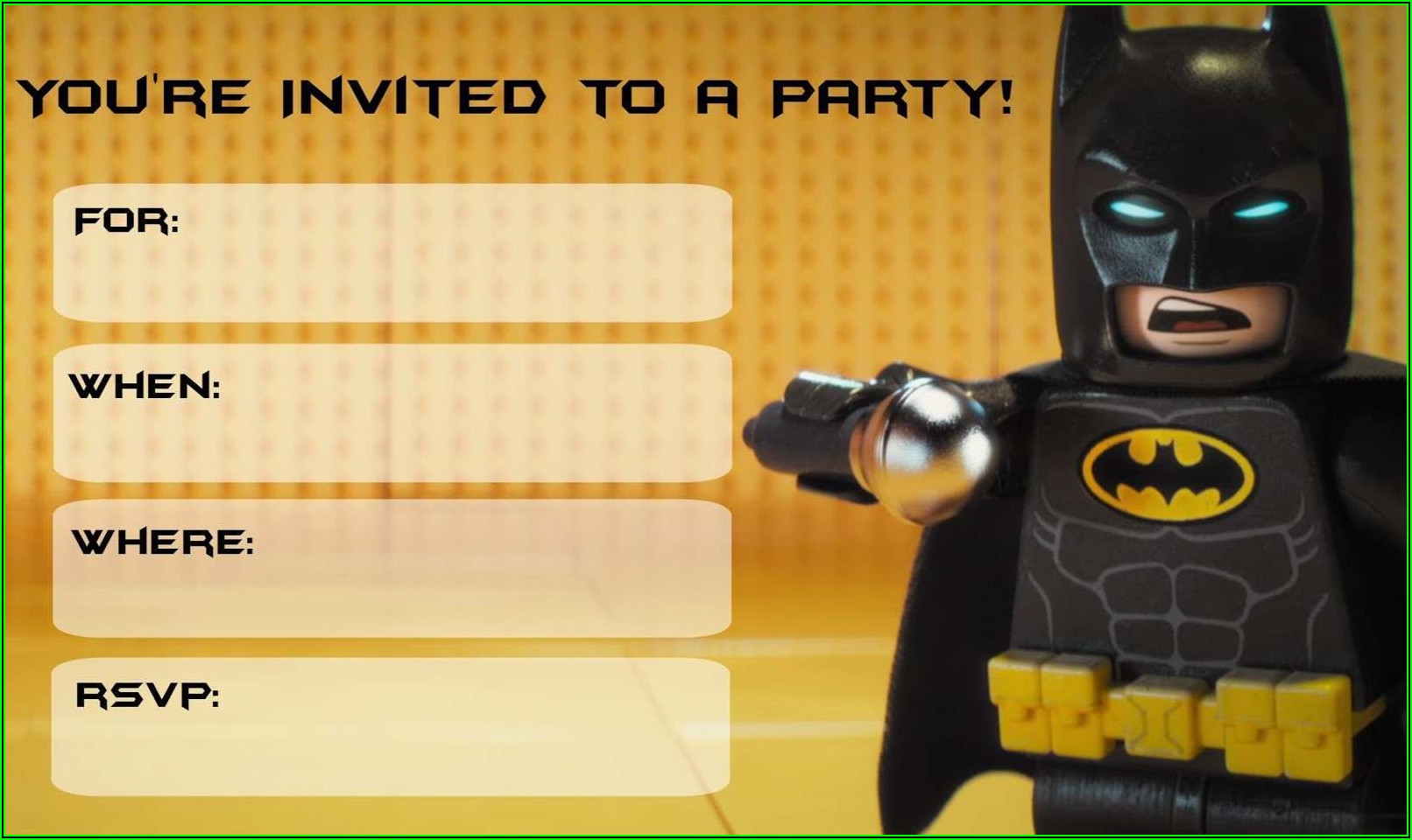 Party Invitation Photo Templates Free