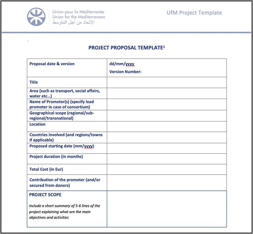 Software Proposal Template Word Free Download