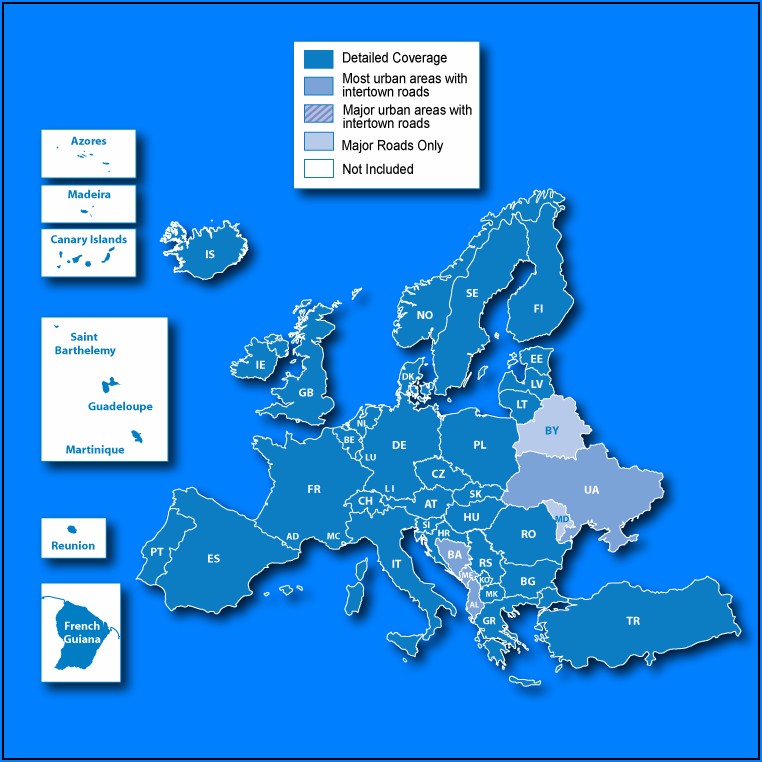 Tomtom Europe Maps Malta