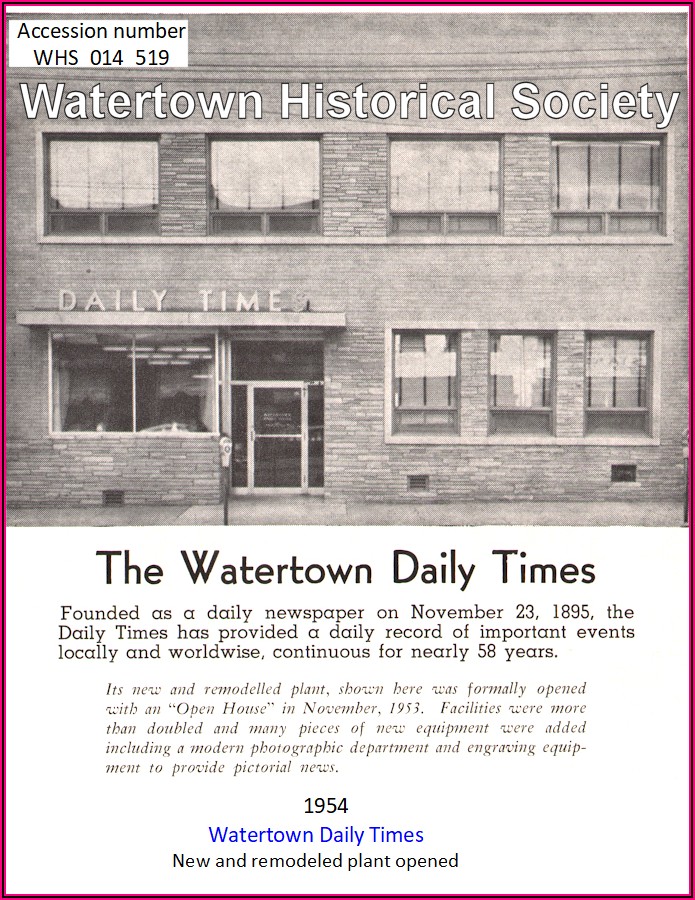Watertown Daily Times Birth Announcements