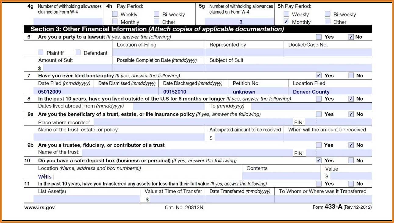 Where Should I Mail Irs Form 433 D