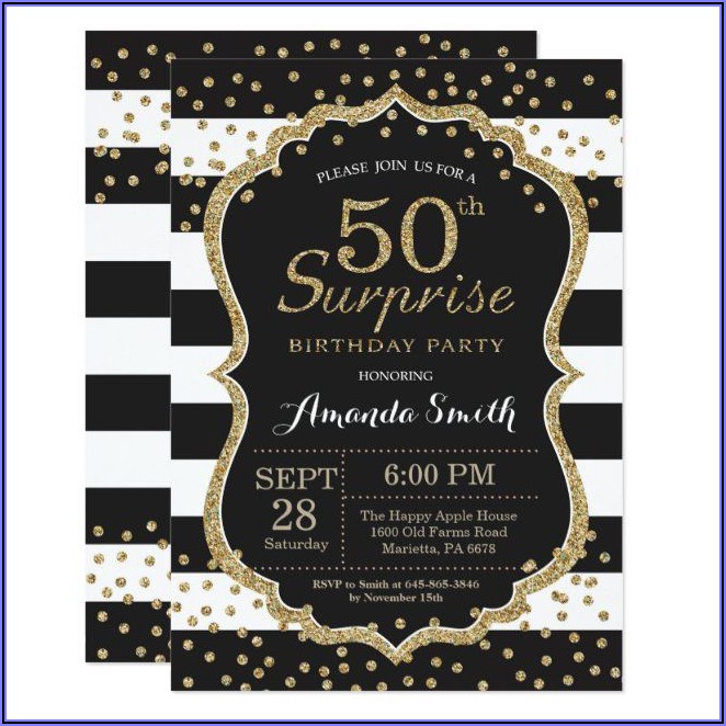 Zazzle 50th Birthday Invitations