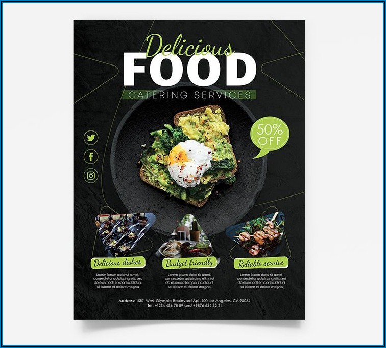Catering Flyer Template Free