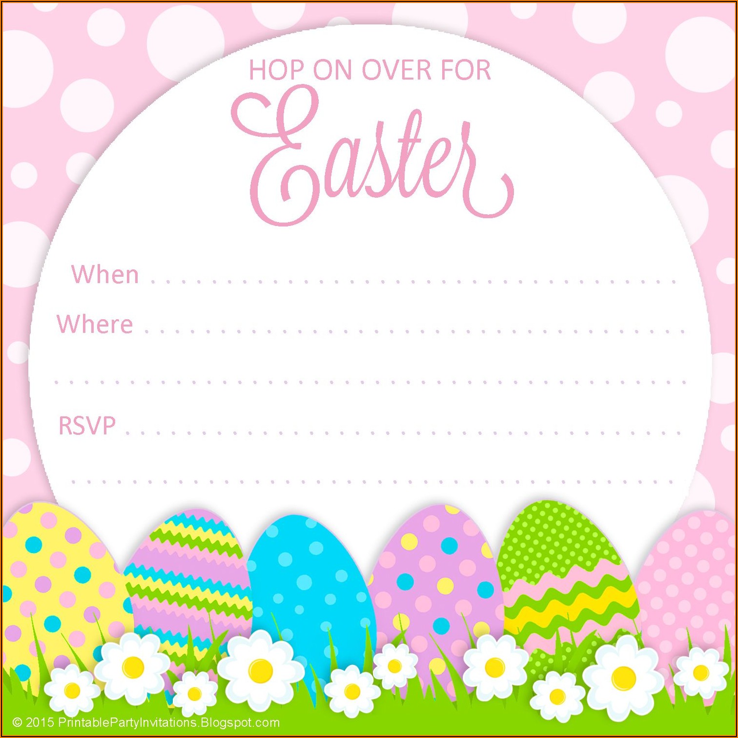Easter Brunch Invitation Template Free