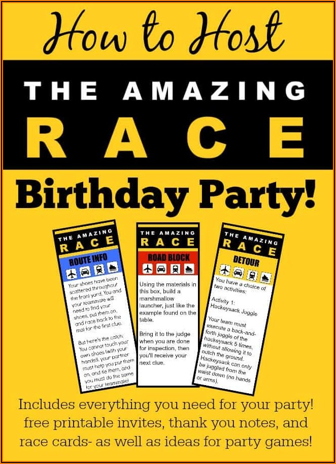 Escape Room Birthday Party Invitations Free