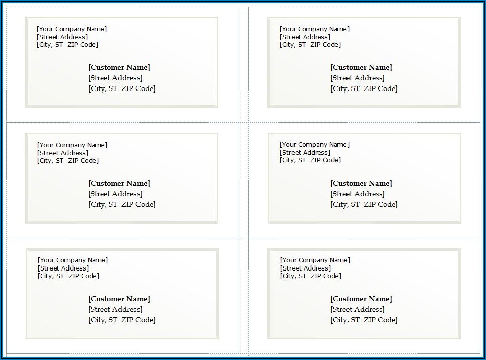 Free Address Labels Templates Word