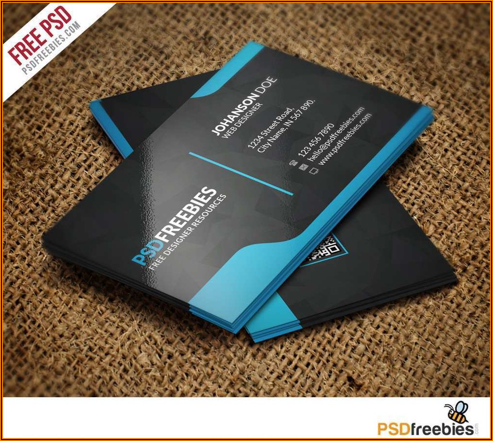Free Business Card Templates Psd Download