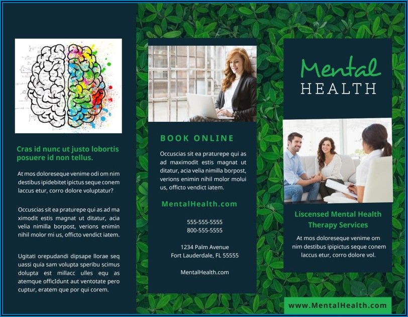 Free Mental Health Brochure Templates