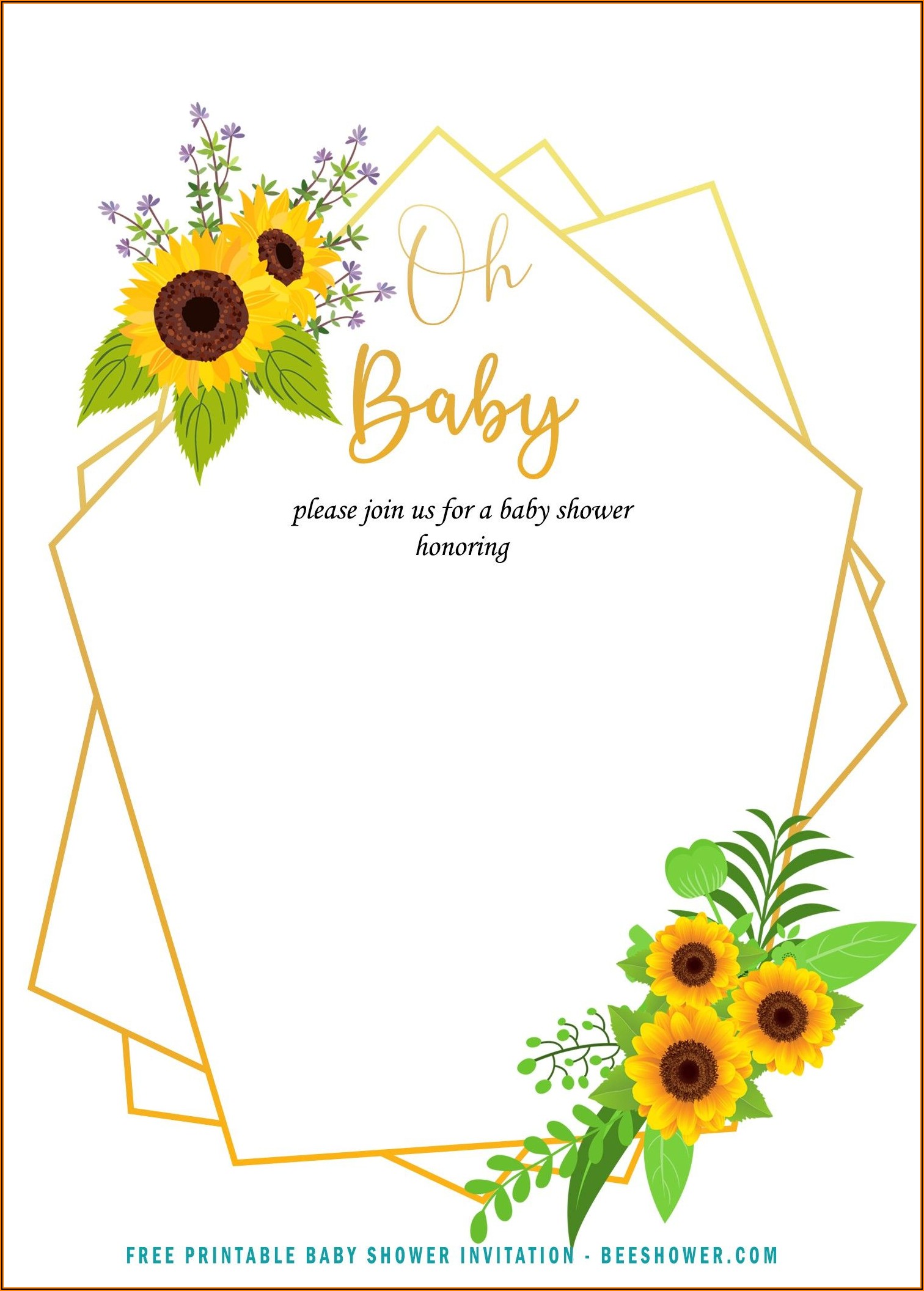 Free Online Baby Shower Invitation Template