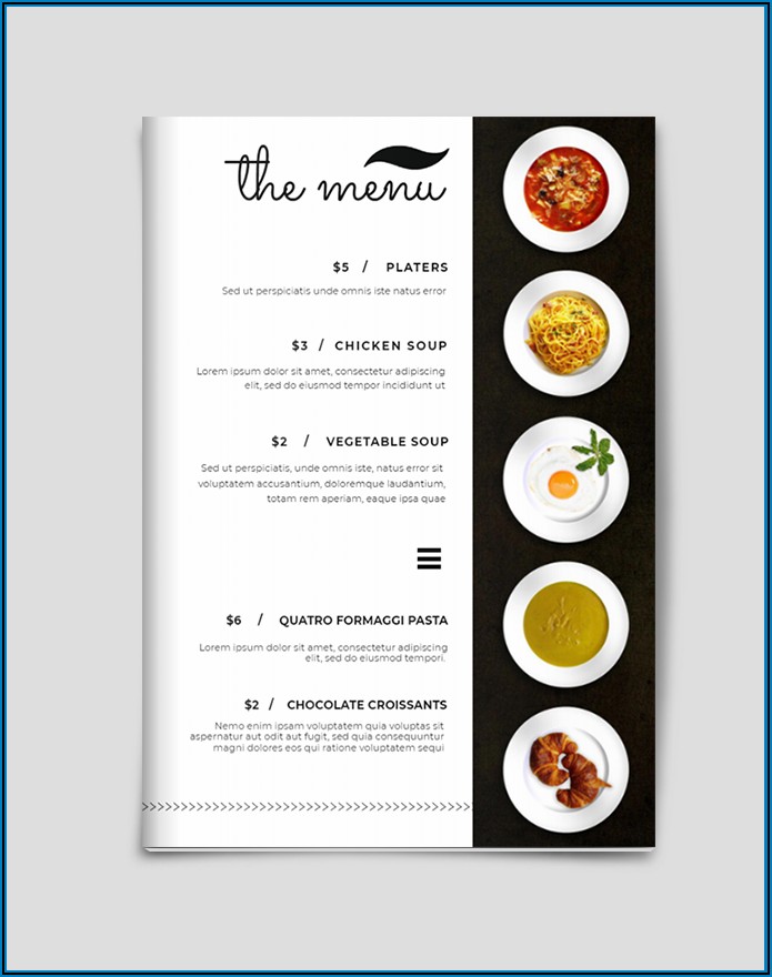 Free Online Catering Menu Templates
