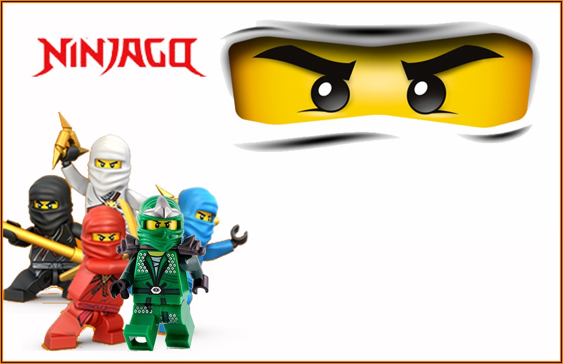Free Printable Lego Ninjago Birthday Party Invitations