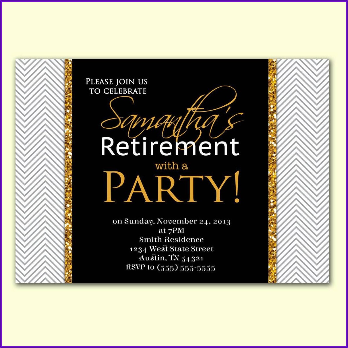 Free Retirement Invitations For Word