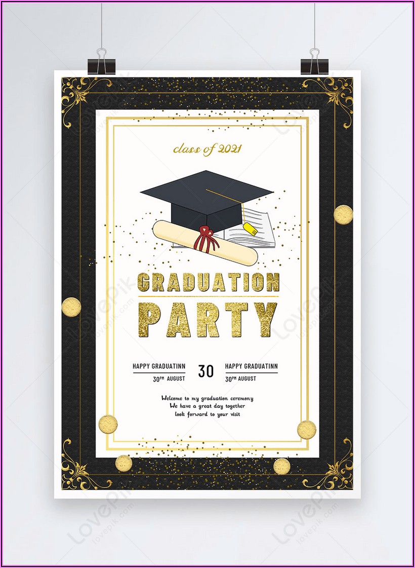Graduation Invitation Free Download