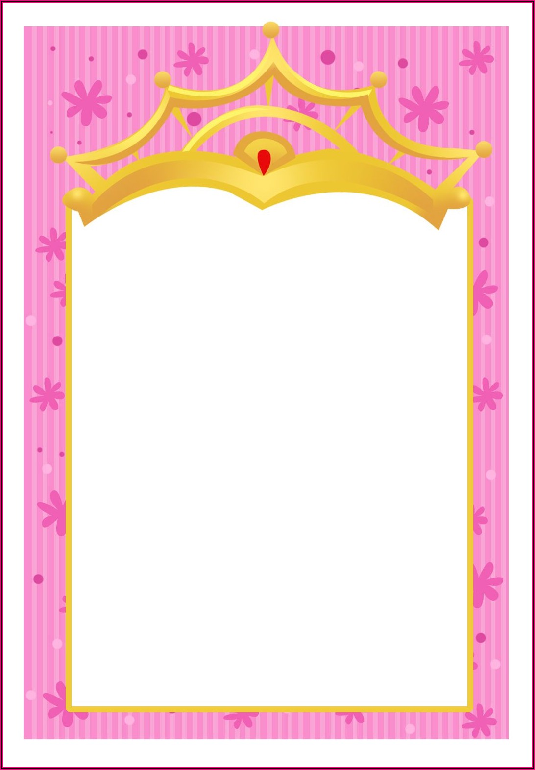 Princess Aurora Invitation Template Free