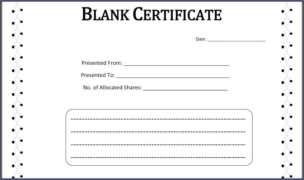 Printable Fake Marriage Certificate Template