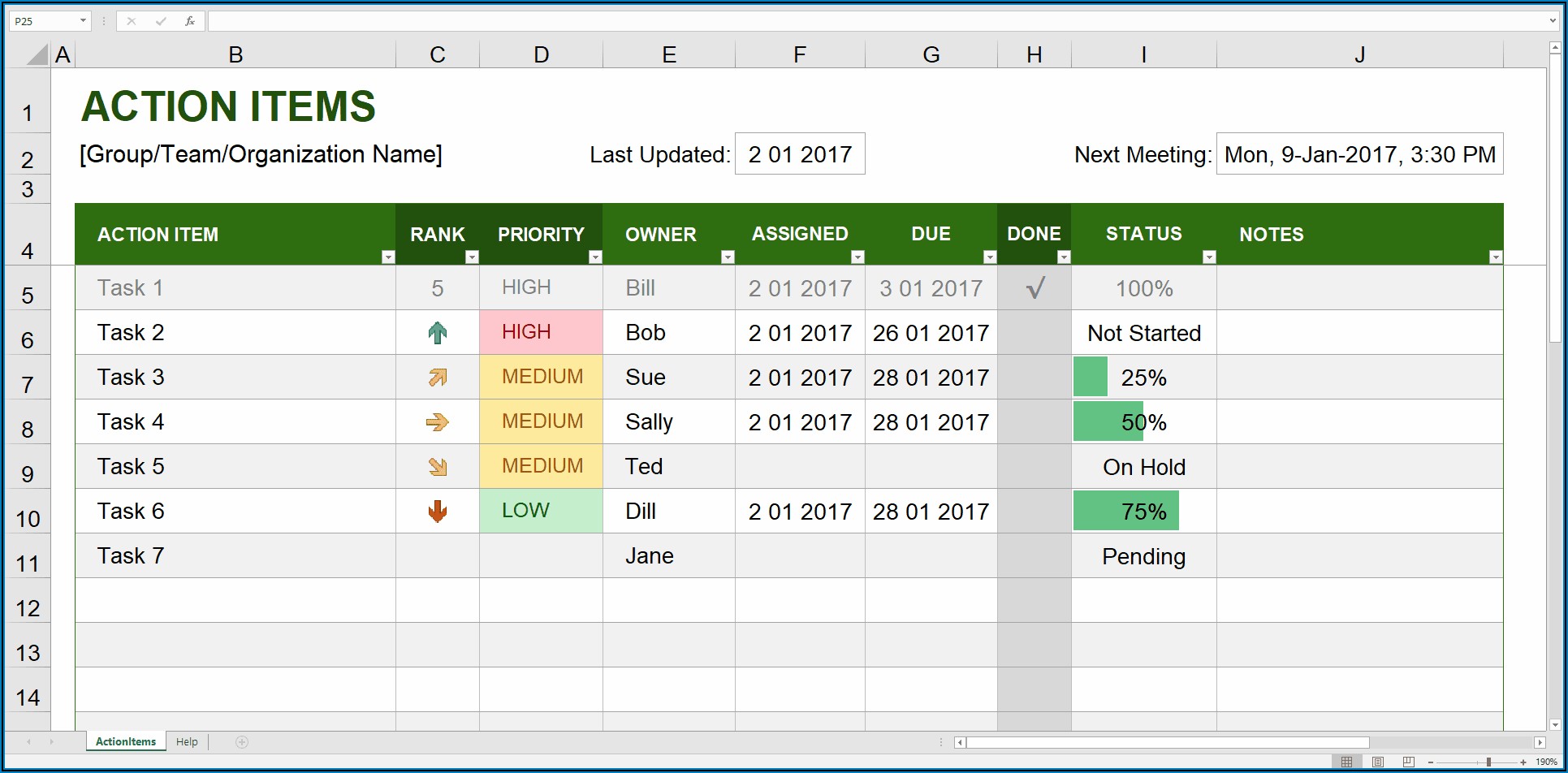 Project Cost Tracking Excel Template Download Now