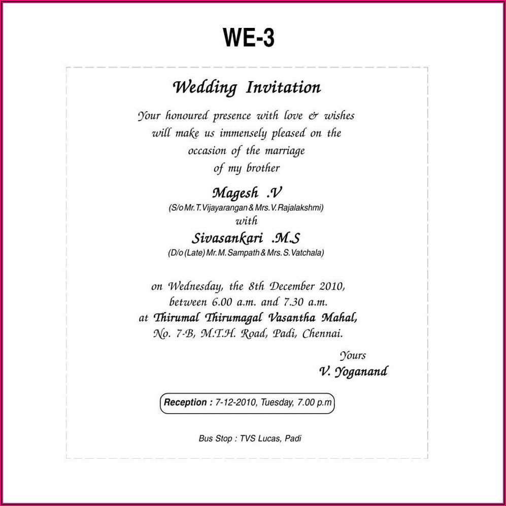 Religious Wedding Invitation Wording Couple Hosting