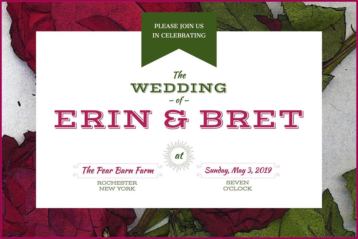 Save The Date Wedding Invitations Online Free