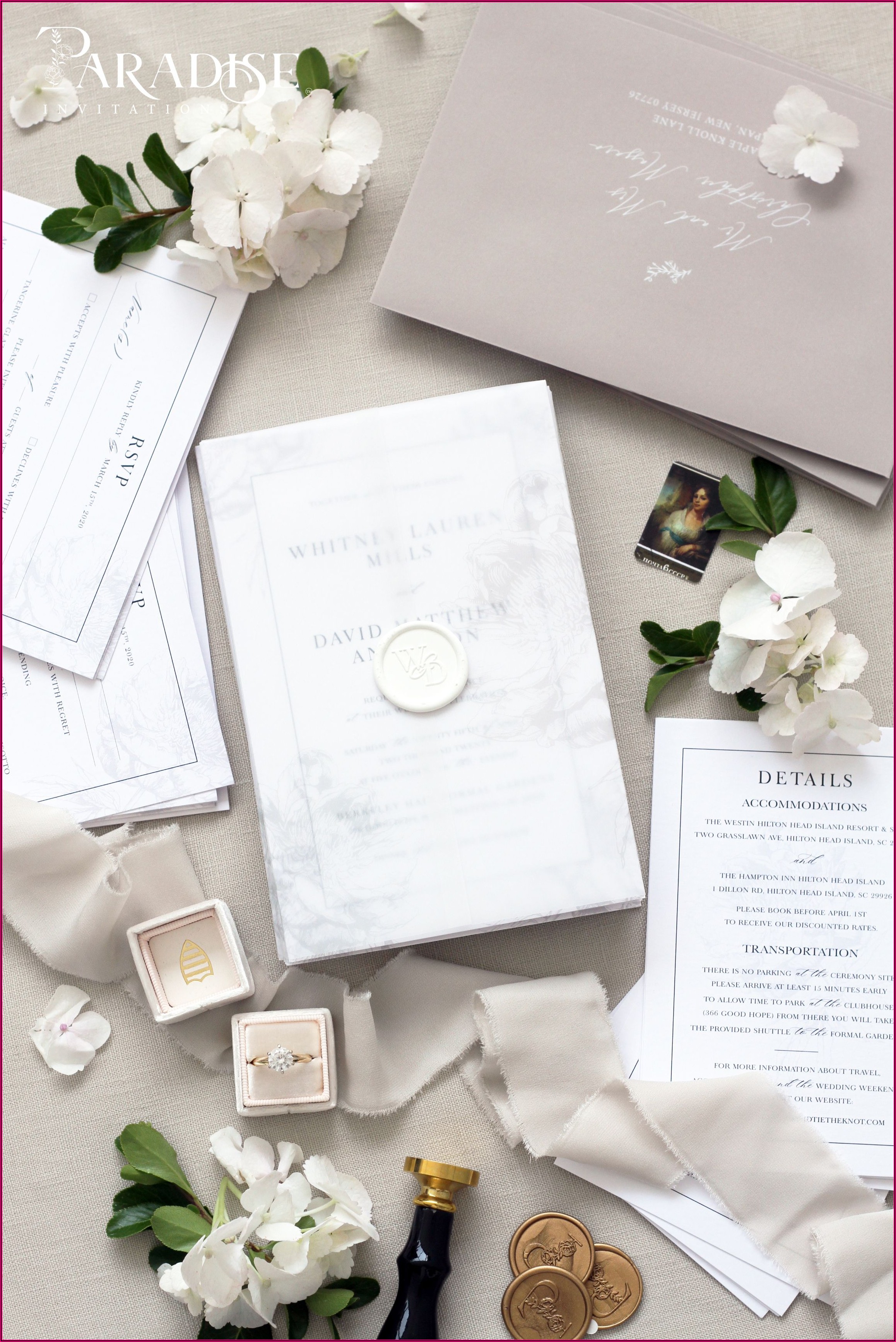 Simple And Classy Wedding Invitations