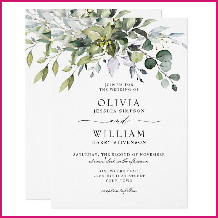 Simply Elegant Wedding Invitations