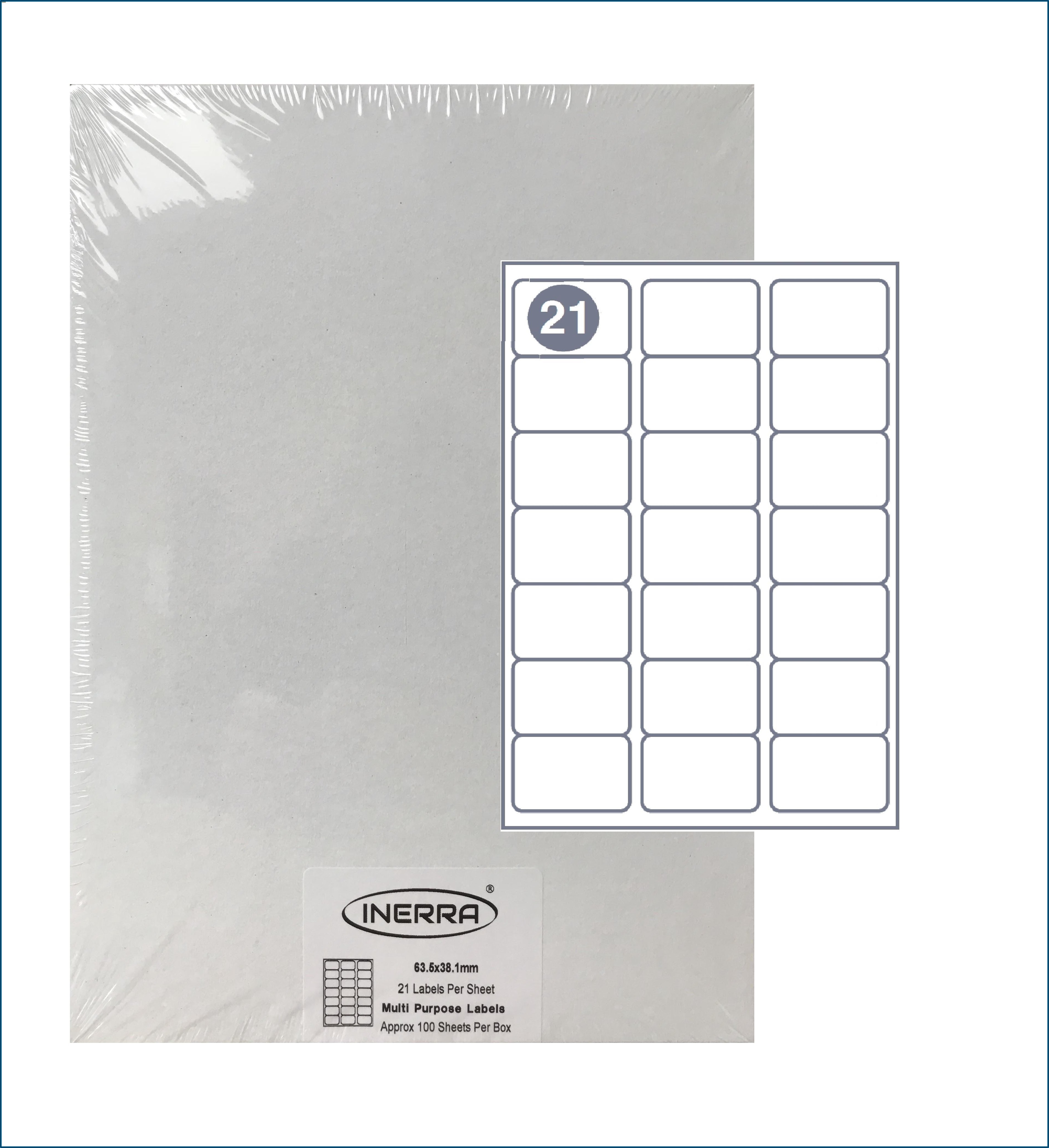 Template For Printing Labels 18 Per Sheet